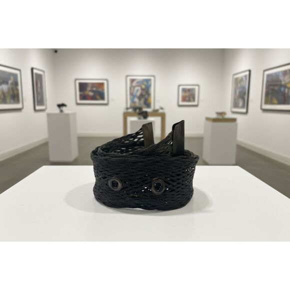 sarah cavender Accessories - Sarah Cavender Metalworks Woven Metal Belt | Signed Wearable Art